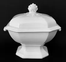 Gothic | Holland & Green (Late Harvey) | Sauce or Soup Tureen Base and Lid | Item | 005