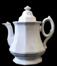 Gothic | J. Heath | Teapot or Coffee Pot Base and Lid | Item | 001