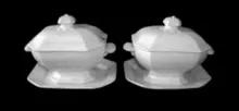 Gothic | John Ridgway & Co. | Sauce or Soup Tureen Base, Lid, and Underplate | Collection | 001