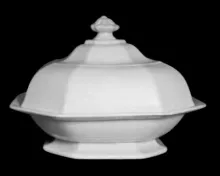 Gothic | Ridgway & Morley | Vegetable Tureen Base and Lid | Item | 005