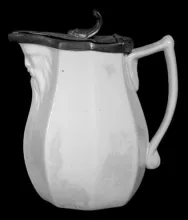 Gothic | T. J. & J. Mayer | Syrup Pitcher with Metal Lid | Item | 008
