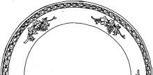 Grape Cluster with Chain_Henry Burgess_Plate_EmbossingDrw_001