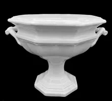 Grape Octagon_Brougham & Mayer_Compote on Tall Pedestal_Item_001