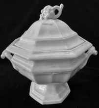 Grape Octagon_J. & H. Proctor (& Co.)_Sauce or Soup Tureen Base and Lid_Item_001