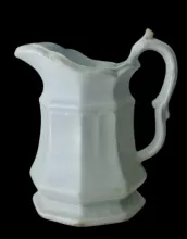 Grape Octagon | Livesley, Powell, & Co. | Creamer or Cream Pitcher | Item | 001