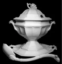 Grape Octagon | Unspecified | Sauce or Soup Tureen Base, Lid, Underplate, and Ladle | Item | 001