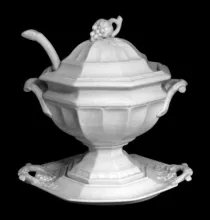 Grape Octagon | Unspecified | Sauce or Soup Tureen Base, Lid, Underplate, and Ladle | Item | 003