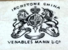 Grape Octagon | Venables, Mann, & Co. | Platter | Mark | 002