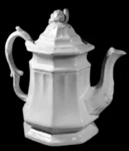Grape Octagon | W. Freakley & Co. | Teapot or Coffee Pot Base and Lid | Item | 001