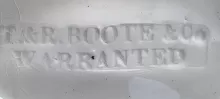Grenade Shape | T. & R. Boote (& Co.) | Master Relish Dish | Mark | 009
