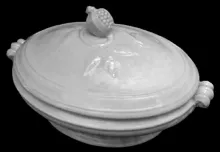 Grenade Shape | T. & R. Boote (& Co.) | Vegetable Tureen Base and Lid | Finial | 002
