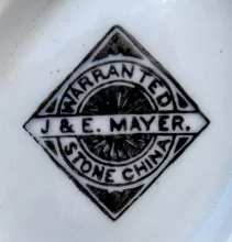Grenade Type | J. & E. Mayer | Relish Dish | Mark | 002