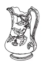 Halleck Shape (Morning Glory) | Elsmore & Forster | Ewer | ItemDrw | 001