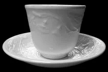 Halleck Shape (Morning Glory) | Elsmore & Forster | Handleless Cup and Saucer | Item | 001