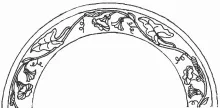 Halleck Shape (Morning Glory)_Elsmore & Forster_Plate_EmbossingDrw_001