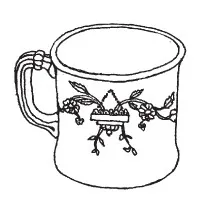 Hanging Basket | Thomas Furnival & Sons | Mug | ItemDrw | 003
