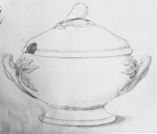 Hanging Pear_Mayer Bros. & Elliot_Sauce or Soup Tureen Base and Lid_KewDrw_001
