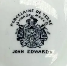 Havre | John Edwards | Vegetable Tureen Base and Lid | Mark | 004