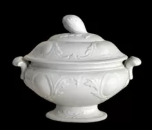 Hill Shape | Clementson Bros. | Sauce or Soup Tureen Base and Lid | Item | 001