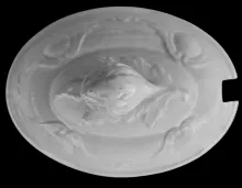 Hill Shape | Joseph Clementson | Sauce or Soup Tureen Base, Lid, and Underplate | Finial | 004