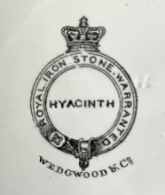 Hyacinth | Wedgwood & Co. | Relish Dish | Mark | 002