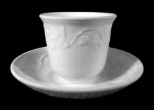 Ivy Wreath | John Meir & Son | Handleless Cup and Saucer | Item | 001