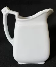 Late Square Flower | Johnson Bros. (Late Pankhurst & Co.) | Creamer or Cream Pitcher | Item | 001
