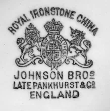 Late Square Flower | Johnson Bros. (Late Pankhurst & Co.) | Ewer | Mark | 003