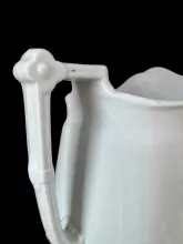 Late Square Flower | Johnson Bros. (Late Pankhurst & Co.) | Table Pitcher | Handle | 005