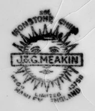 Late Square and Octagon | J. & G. Meakin | Ewer | Mark | 006