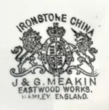 Late Square and Octagon | J. & G. Meakin | Relish Dish | Mark | 002