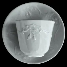 Laurel  | Wedgwood & Co. | Handleless Cup and Saucer | Item | 002