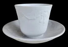 Laurel  | Wedgwood & Co. | Handleless Cup and Saucer | Item | 003
