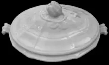 Leaf Fan | Bridgwood & Clarke | Vegetable Tureen Base and Lid | Finial | 004