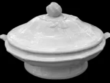 Leaf Fan | Bridgwood & Clarke | Vegetable Tureen Base and Lid | Item | 004