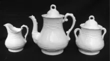 Leaf and Crossed Ribbon | Livesley, Powell, & Co. | Partial Tea Set | Item | 001