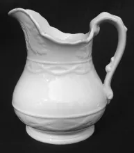 Leaf and Crossed Ribbon_Livesley, Powell, & Co._Table Pitcher_Item_001