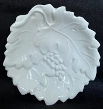 Leaf with Grape Cluster | S. H. R. & Co. | Relish Dish | Item | 004