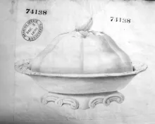 Lily Pad_Francis Morley (& Co.)_Vegetable Tureen Base and Lid_KewItem_002