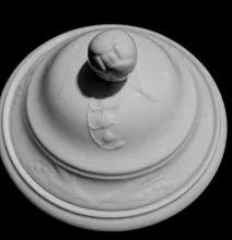 Lily of the Valley | James Edwards & Son | Butter Dish Base, Lid and Insert | Finial | 002
