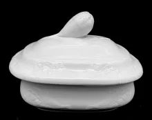 Lily of the Valley_James Edwards & Son_Soap Box Base, Lid, and Insert_Item_001