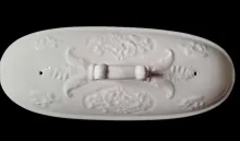 Medallion Fern | J. & G. Meakin | Brush Tray Base and Lid | Embossing | 002