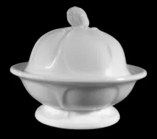 Memnon Shape | John Meir & Son | Butter Dish Base and Lid | Item | 001