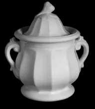 Mobile Shape | John Meir & Son | Sugar Bowl with Lid | Item | 001