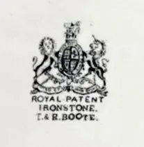 Roman | T. & R. Boote (& Co.) | Sauce or Soup Tureen Base, Lid, and Underplate | Mark | 002