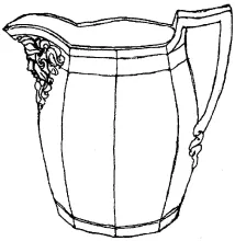 Montpelier (Gothic)_John Ridgway & Co._Table Pitcher_ItemDrw_001