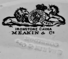 Moss Rose | Meakin Bros. (& Co.) | Vegetable Tureen Base and Lid | Mark | 003