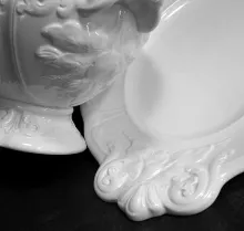 Napier Shape_S. Bridgwood & Son_Sauce or Soup Tureen Base, Lid, and Underplate_Embossing_002