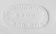 Napier Shape_S. Bridgwood & Son_Sauce or Soup Tureen Underplate_Mark_001