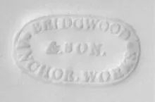 Napier Shape | S. Bridgwood & Son | Plate | Mark | 003